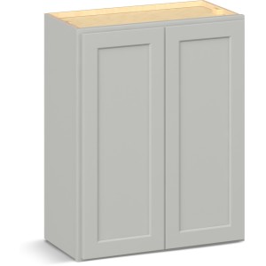 RELIABILT Parkstone II Wall Cabinet, Light Gray, 24" W, 2 Doors, Fully Assembled - 641297 | Lowe's Pro Supply
